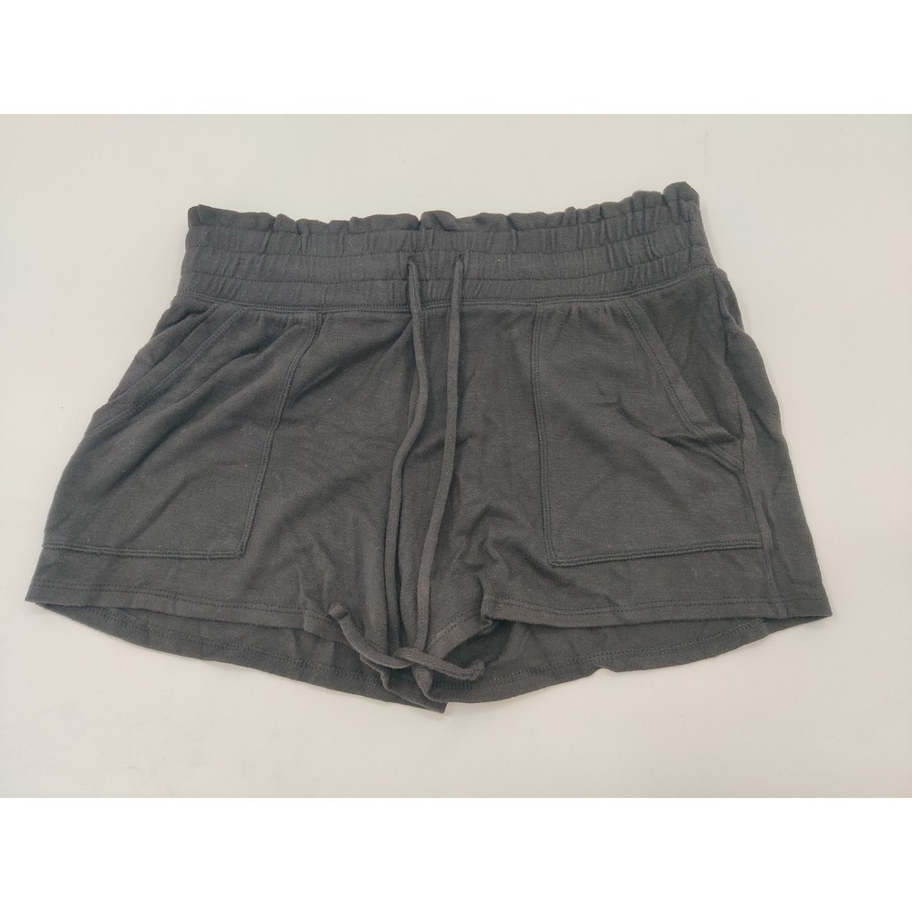 SO‎ Lounge Life Shorts Womens Small Black Athleisure Drawstring Pockets New